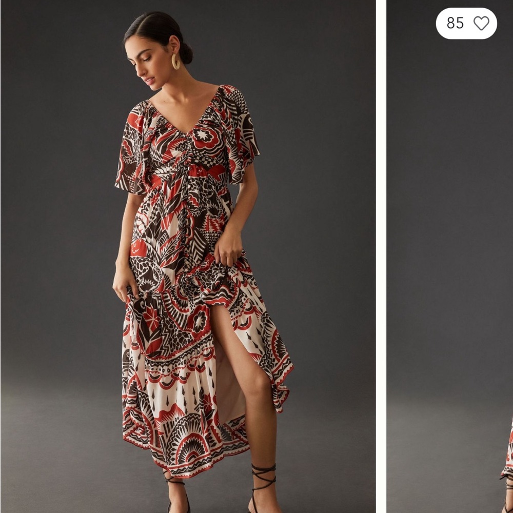 Anthropology Pattern/Print Maxi Dress NWT